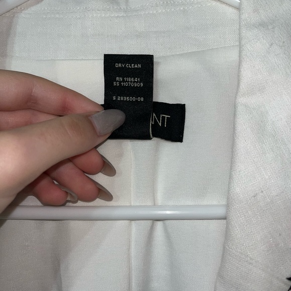 Lane Bryant Linen Blend White Blazer Jacket Size 20: W00069 - Picture 5 of 7